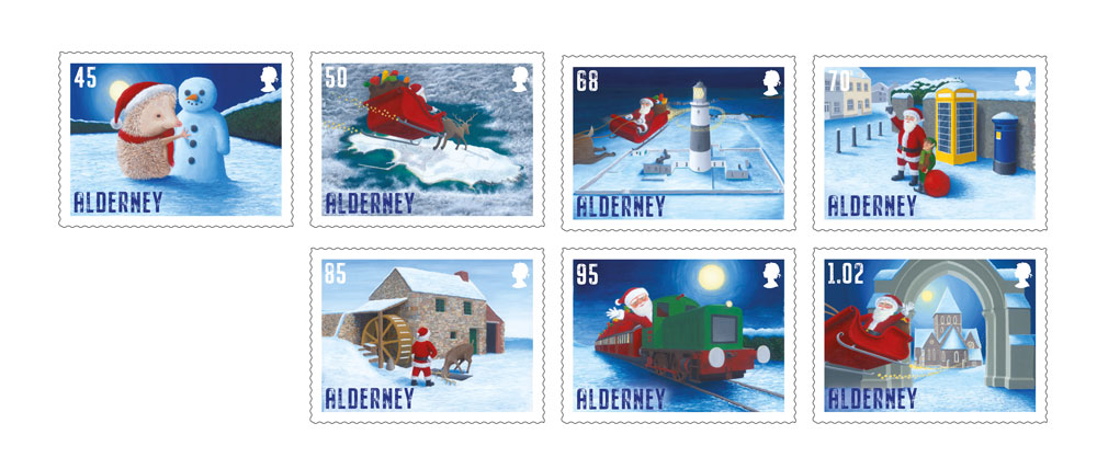 Set of 7 stamps